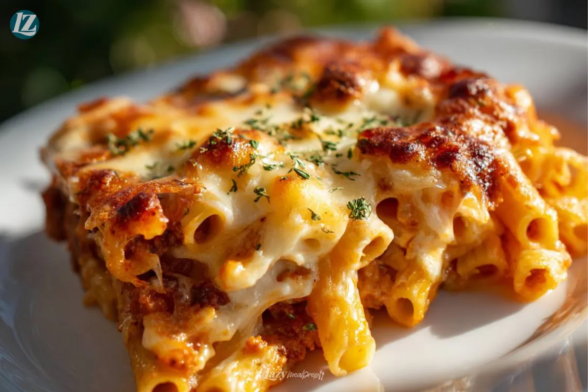 Easy Baked Ziti: 30-Minute Recipe with Four Cheeses